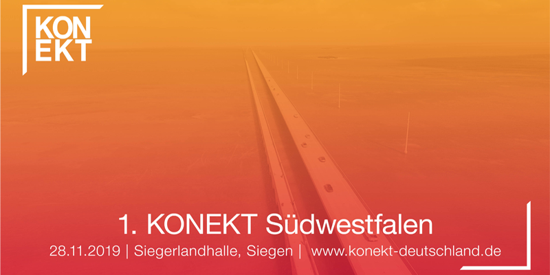 Netzwerkmesse KONEKT kommt nach Siegen. Premiere am 28. November in der Siegerlandhalle