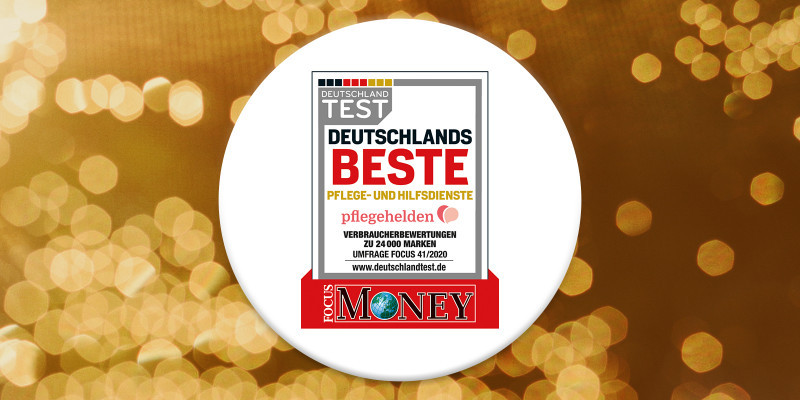 Pflegehelden erhalten Deutschlandtest-Siegel „Deutschlands Beste“