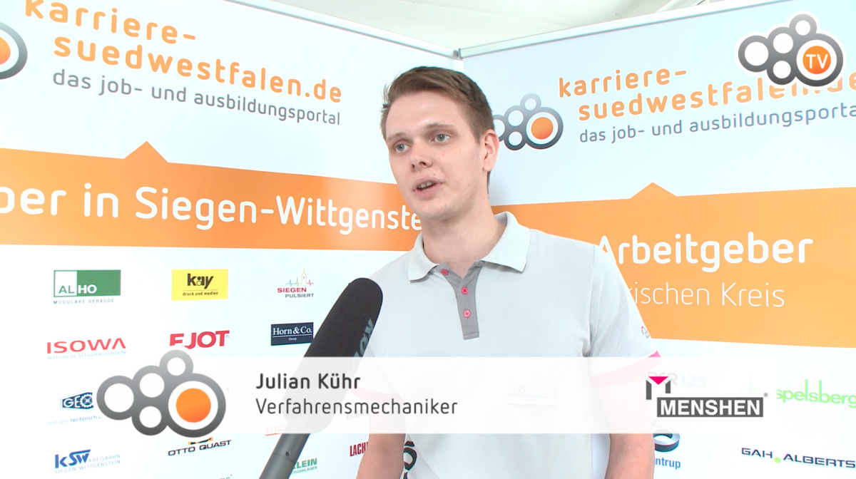 Interview mit Verfahrensmechaniker Julian Kühr
