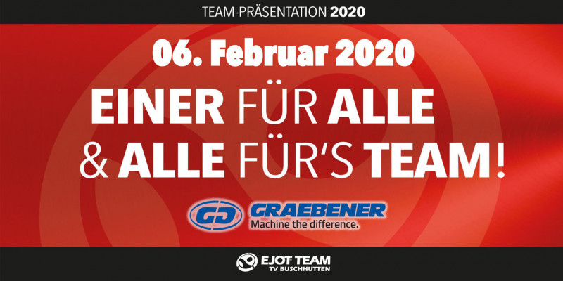 Teampräsentation bei Graebener®: Vorstellung EJOT Team TV Buschhütten – die Bundesliga-Saison 2020