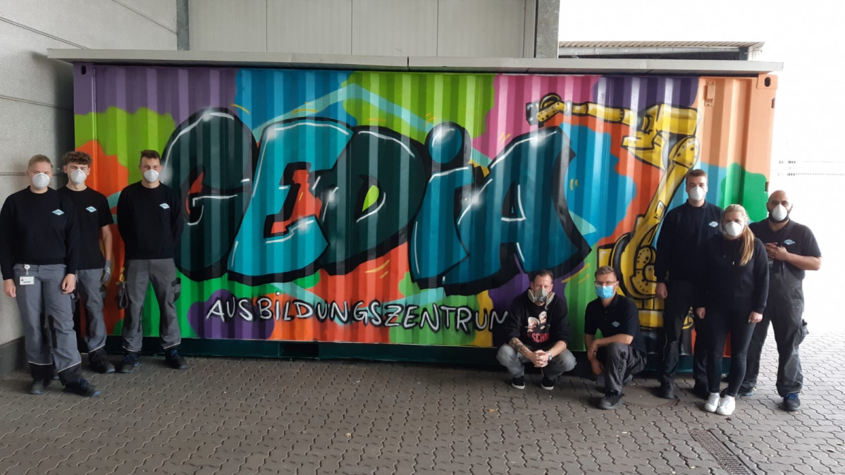 Eine ganz neue Erfahrung! ~ Graffiti Workshop bei GEDIA