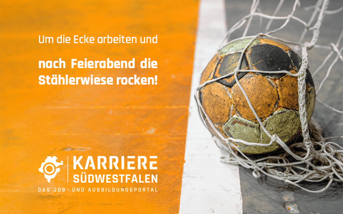 Was für eine gute Begegnung: Der erfolgreichste Handballverein der Region und das beste regionale Jobportal Deutschlands